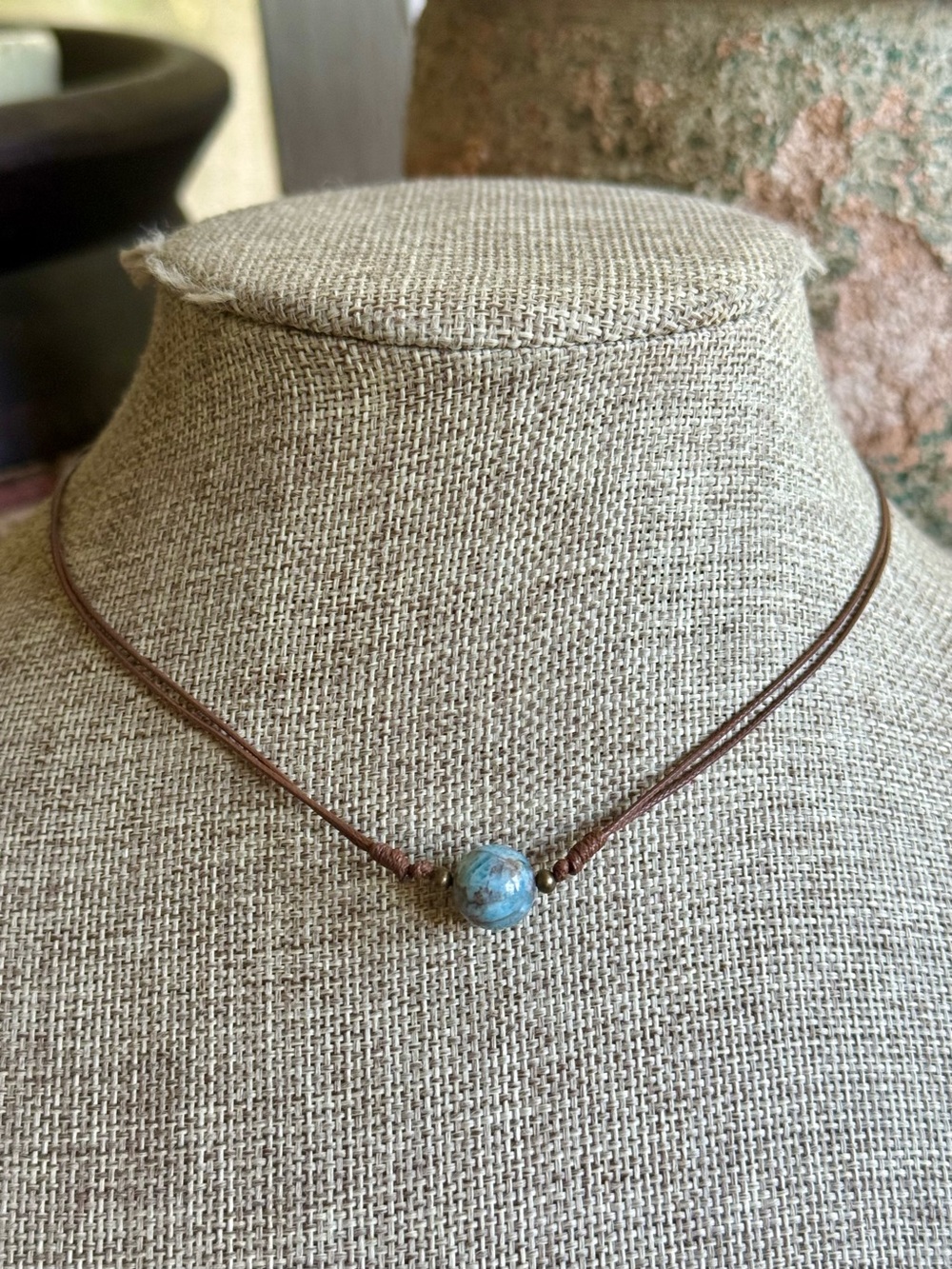 Handmade Dainty Apatite Choker